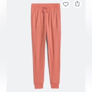 R+R -The Pork Chop Pocket Brushed Thermal Jogger, pants. Size XL (girls). Orange